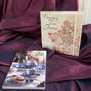 2 Colorful Tea Time Recipe Book with Party Ideas